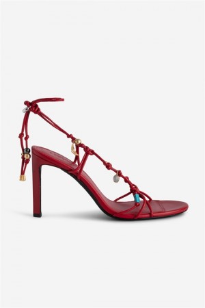 Zadig & Voltaire Alana Sandals Rojas | ZV-255781