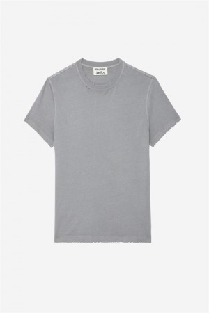 Zadig & Voltaire Jimmy T-shirt Gris | ZV-255712