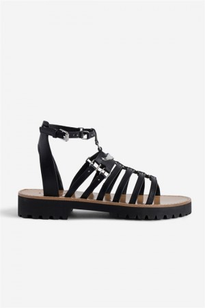 Zadig & Voltaire Joe Sandals Negras | ZV-255791