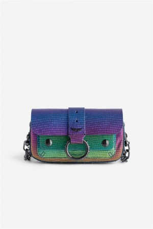 Zadig & Voltaire Kate Wallet Embossed Metallic Multicolor | ZV-256127