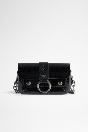 Zadig & Voltaire Kate Wallet Glossy Bag Negras | ZV-256129