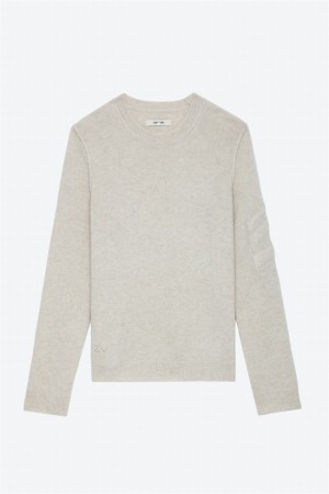 Zadig & Voltaire Kennedy Cashmere Sueter Beige | ZV-255758