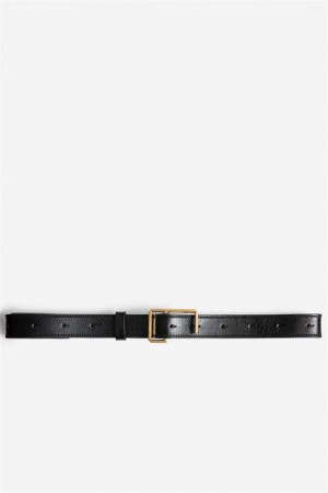 Zadig & Voltaire La Cecilia Obsession Belt Negras | ZV-255833