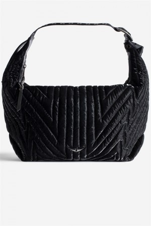 Zadig & Voltaire Le Cecilia Xl Galactic Bag Negras | ZV-256112