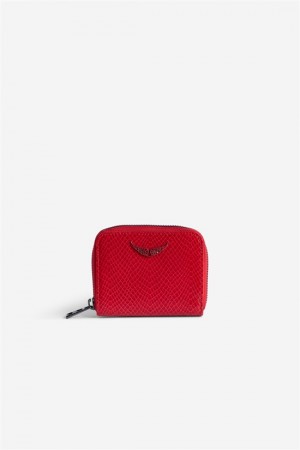 Zadig & Voltaire Mini Glossy Wallet Rojas | ZV-255934