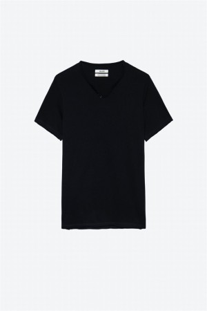 Zadig & Voltaire Monastir Mc T-shirt Negras | ZV-255719