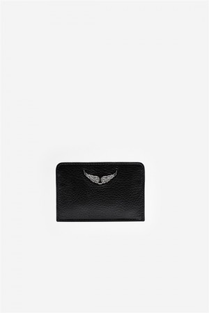 Zadig & Voltaire Pass Card Case Negras | ZV-255946