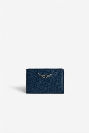 Zadig & Voltaire Pass Card Holder Azul Marino | ZV-255944