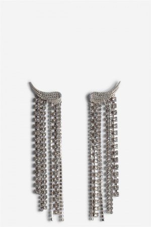 Zadig & Voltaire Rock Color Earring Plateadas | ZV-255856