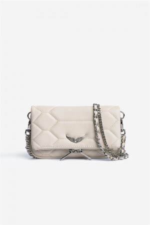 Zadig & Voltaire Rock Nano Xl Mat Bag Beige | ZV-256187