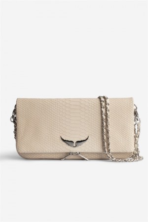 Zadig & Voltaire Rock Soft Savage Bag Beige | ZV-256164