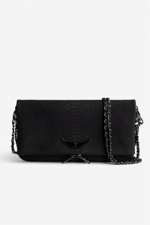 Zadig & Voltaire Rock Soft Savage Bag Negras | ZV-256153