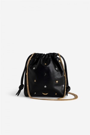 Zadig & Voltaire Rock To Go Lucky Charms Bag Negras | ZV-256077