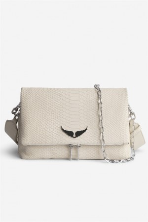 Zadig & Voltaire Rocky Soft Savage Bag Beige | ZV-256042