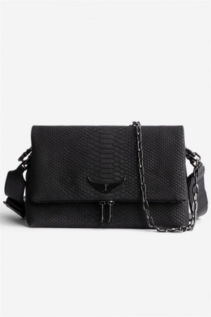 Zadig & Voltaire Rocky Soft Savage Bag Negras | ZV-256041