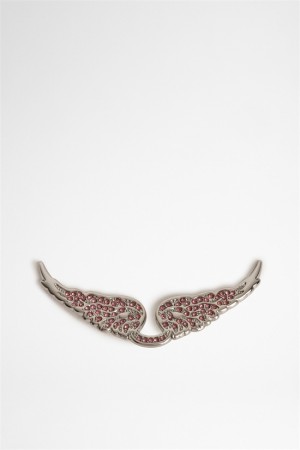 Zadig & Voltaire Swing Your Wings Charms Plateadas Rosas | ZV-256142