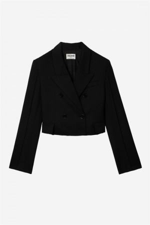 Zadig & Voltaire Vito Blazer Negras | ZV-256352