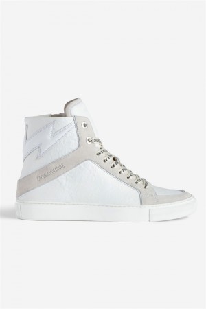 Zadig & Voltaire Zv1747 High High-top Trainers Blancas | ZV-255773