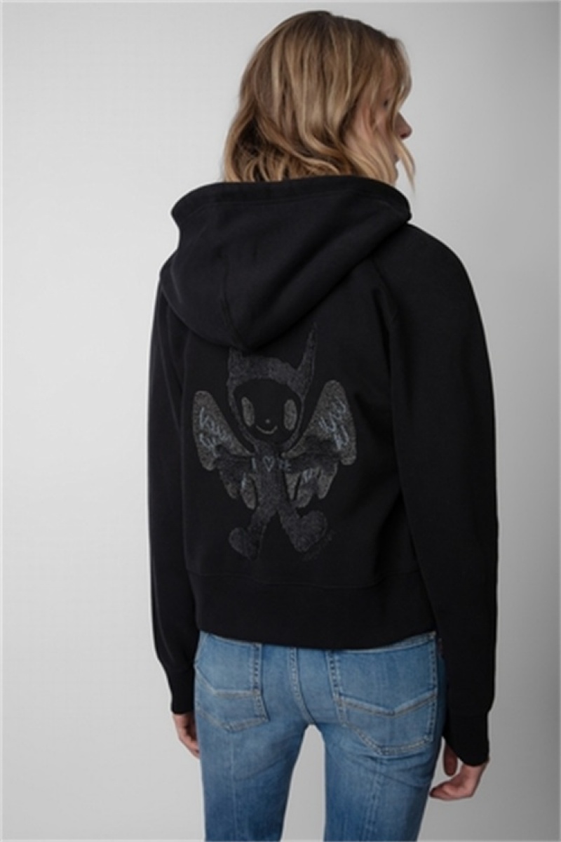 Zadig & Voltaire Aspene Devil Sweatshirt Negras | ZV-256246