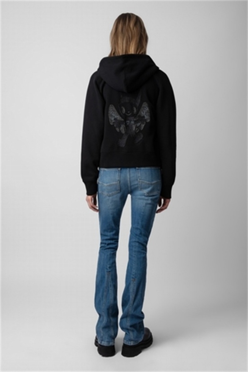 Zadig & Voltaire Aspene Devil Sweatshirt Negras | ZV-256246