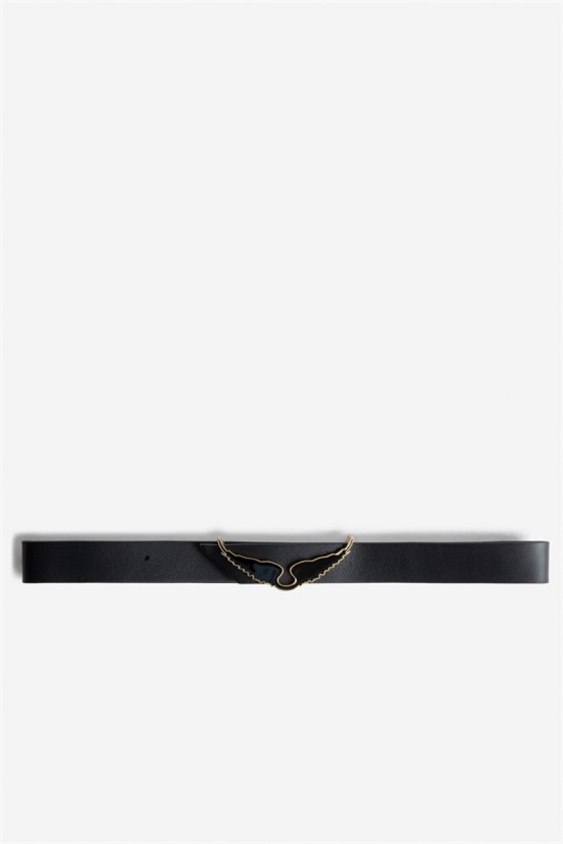 Zadig & Voltaire Borderline Belt Negras | ZV-255840