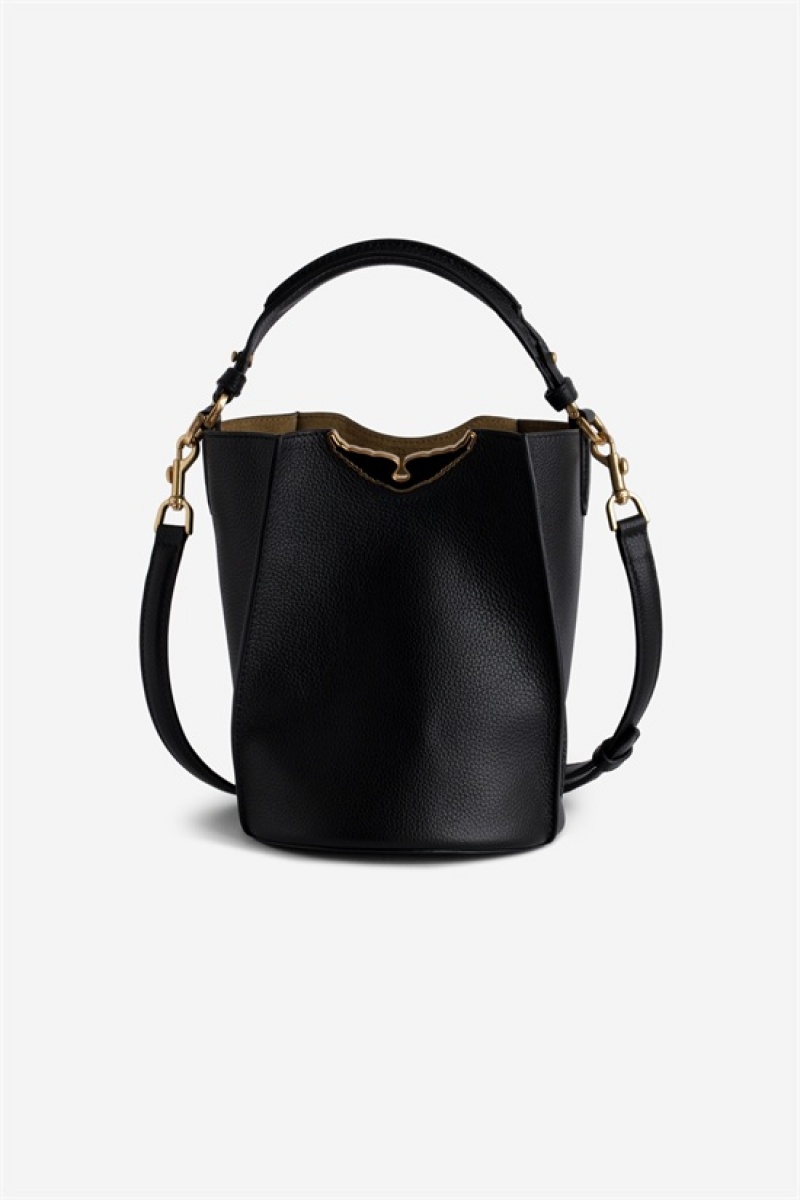 Zadig & Voltaire Borderline Bucket Bag Negras | ZV-256016