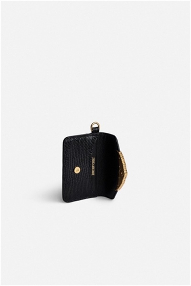 Zadig & Voltaire Borderline Pass Card Case Negras | ZV-255928