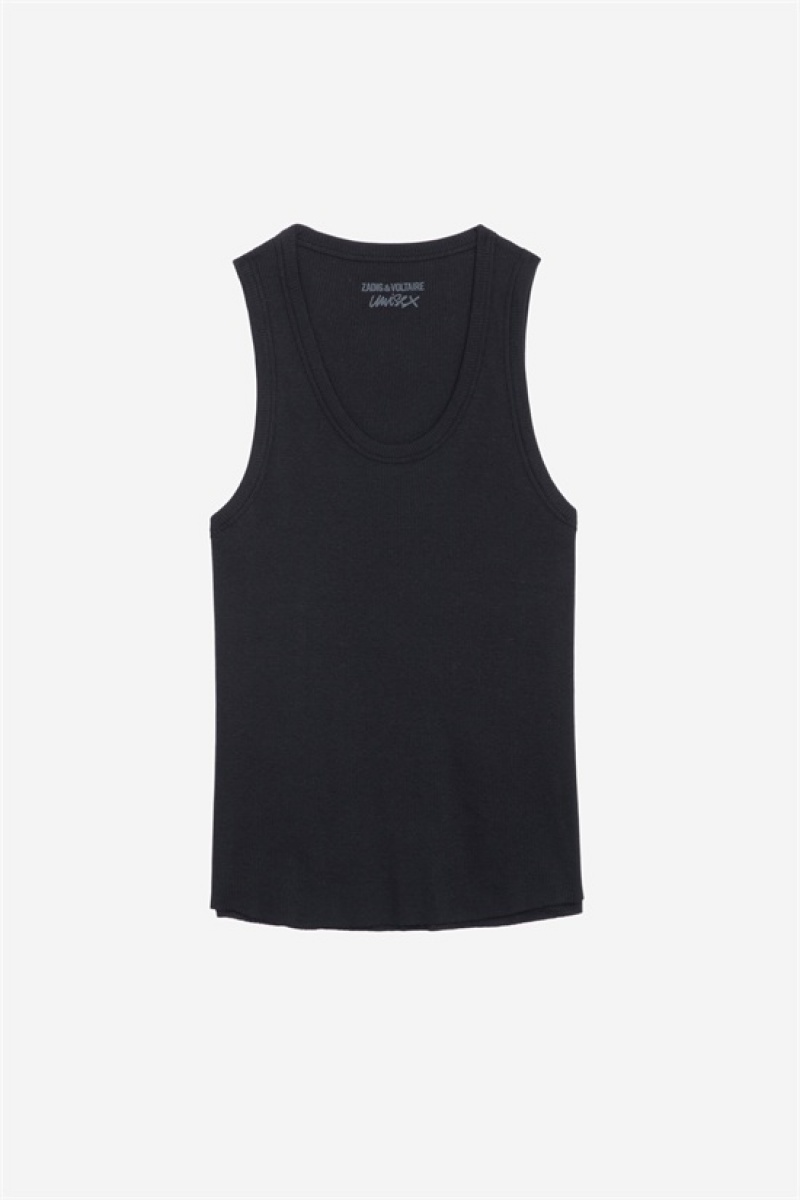 Zadig & Voltaire Camille Tank Top Negras | ZV-255723