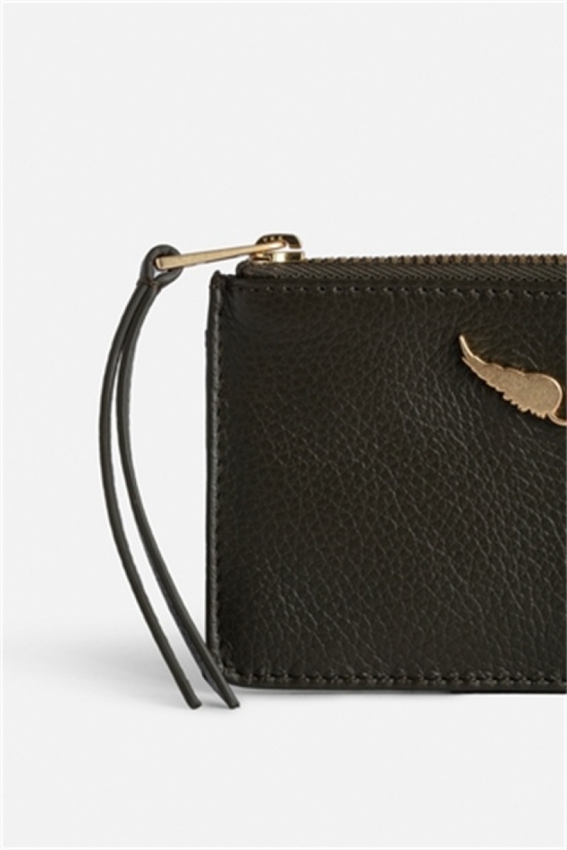 Zadig & Voltaire Card Holder Kaki | ZV-255924