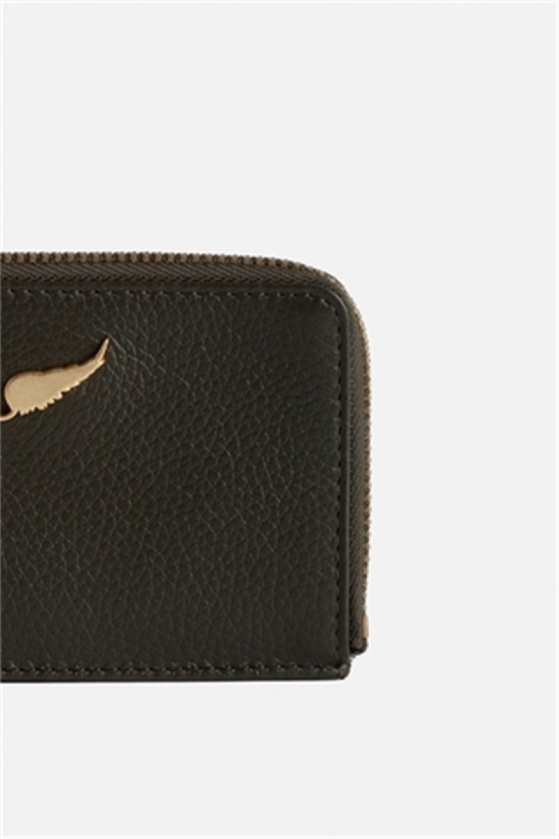 Zadig & Voltaire Card Holder Kaki | ZV-255924