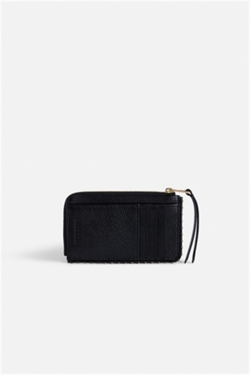 Zadig & Voltaire Card Holder Negras Doradas | ZV-255922