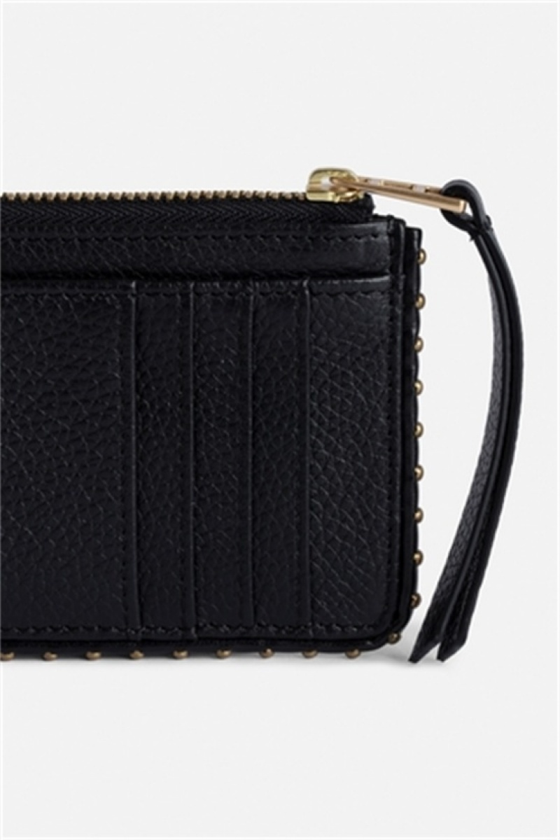 Zadig & Voltaire Card Holder Negras Doradas | ZV-255922