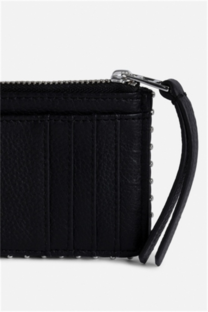 Zadig & Voltaire Card Plumetis Wallet Negras | ZV-255911