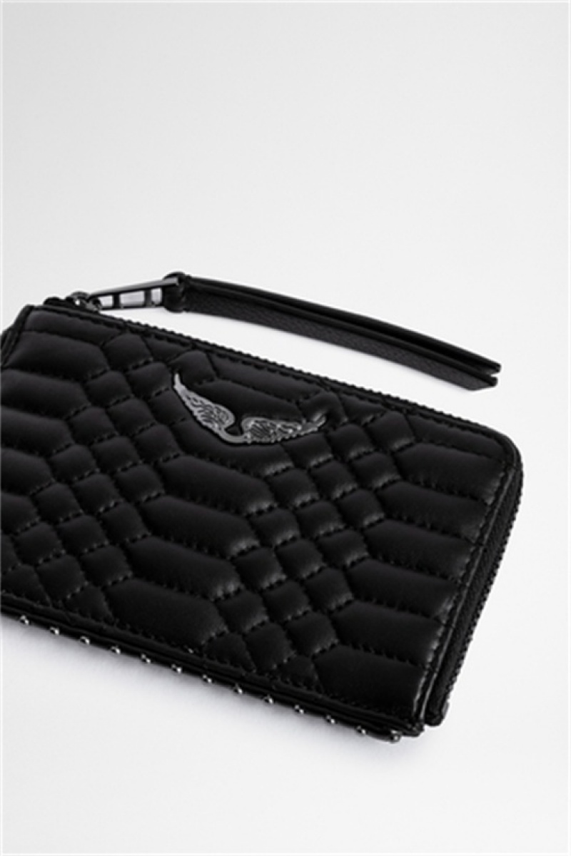 Zadig & Voltaire Card Wallet Negras | ZV-255921