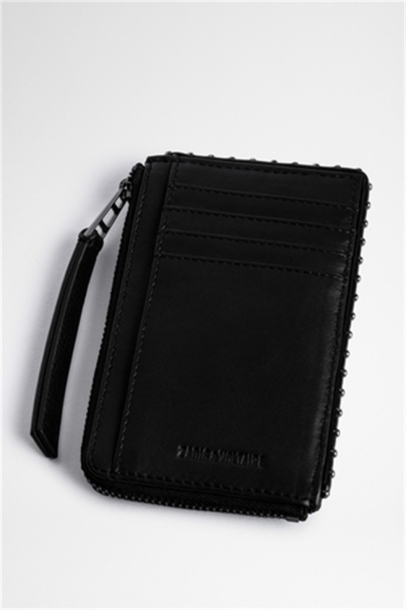 Zadig & Voltaire Card Wallet Negras | ZV-255921