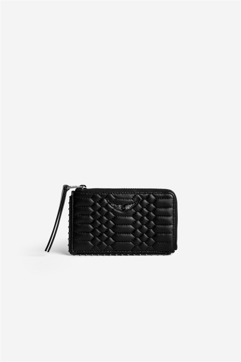 Zadig & Voltaire Card Wallet Negras | ZV-255921