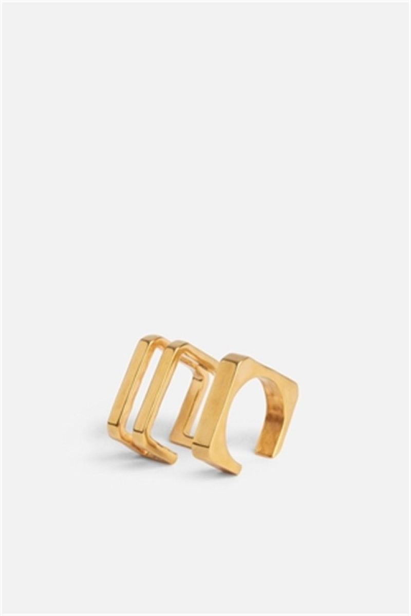 Zadig & Voltaire Cecilia Rings Doradas | ZV-255872