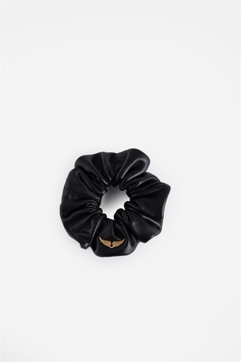 Zadig & Voltaire Chouchou Hair Scrunchie Negras | ZV-255807