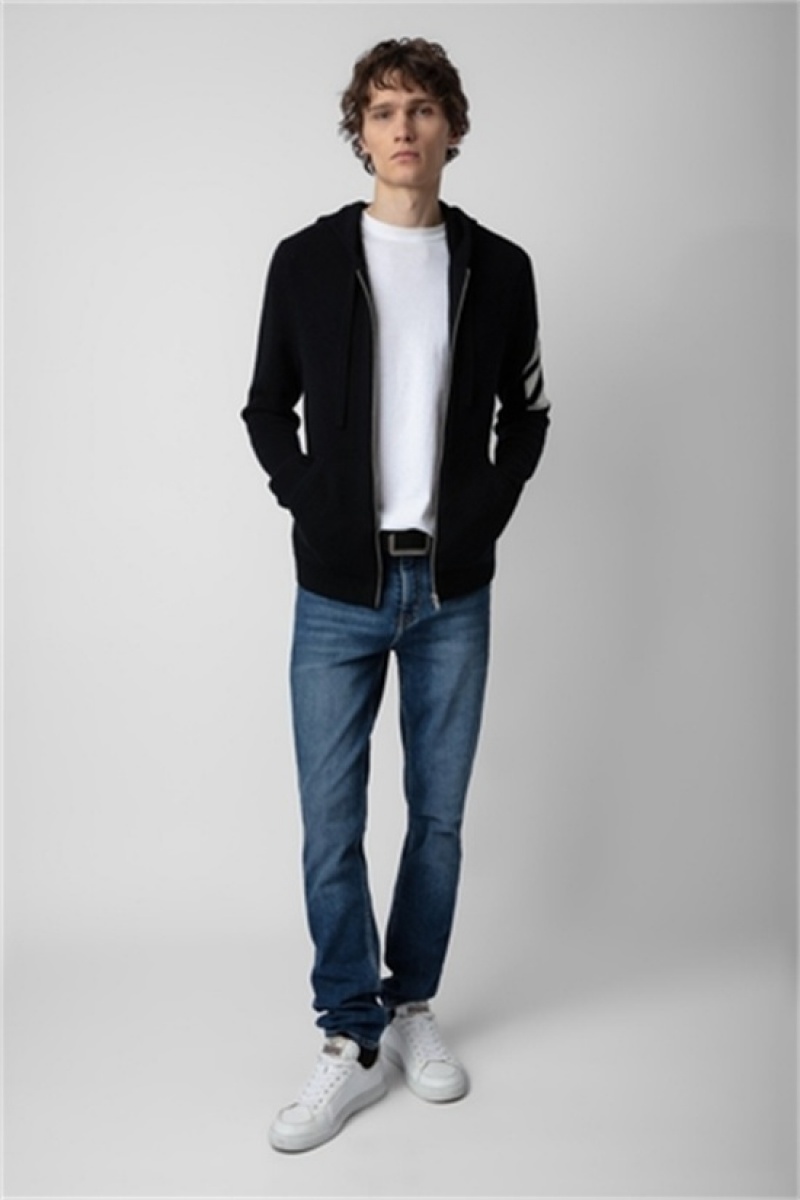 Zadig & Voltaire Clash Cashmere Cardigan Negras | ZV-255765