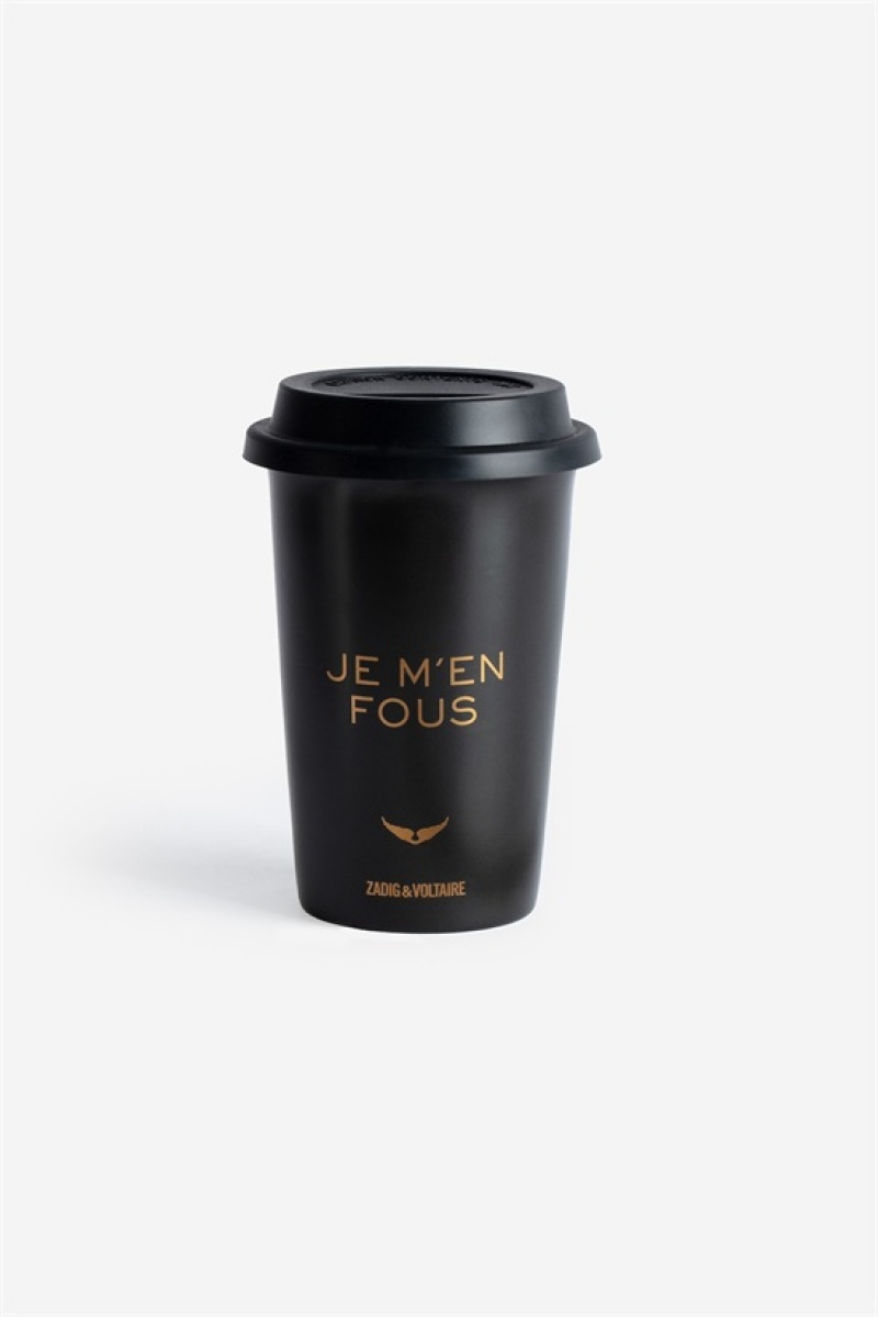 Zadig & Voltaire Cup Of Joy Mug Negras | ZV-255801