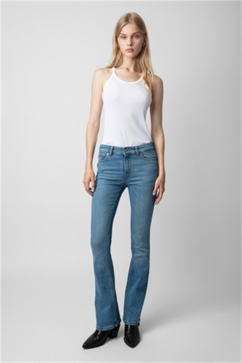 Zadig & Voltaire Eclipse Jeans Azules | ZV-256209