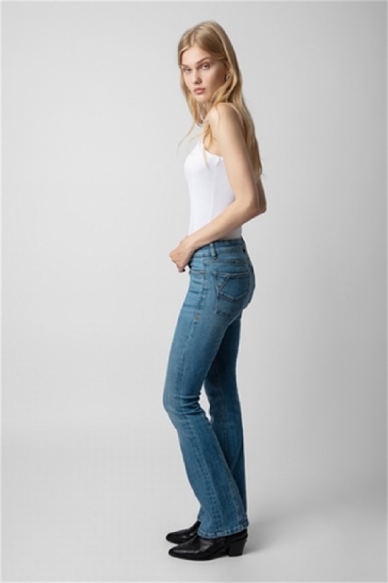 Zadig & Voltaire Eclipse Jeans Azules | ZV-256209