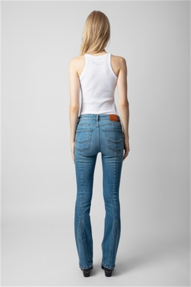 Zadig & Voltaire Eclipse Jeans Azules | ZV-256209