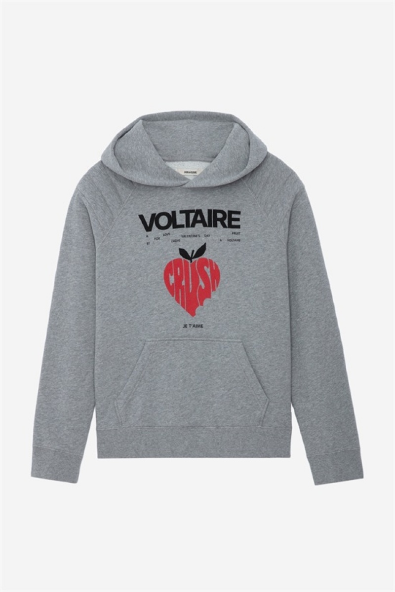 Zadig & Voltaire Evata Concert Crush Hoodie Gris | ZV-256253