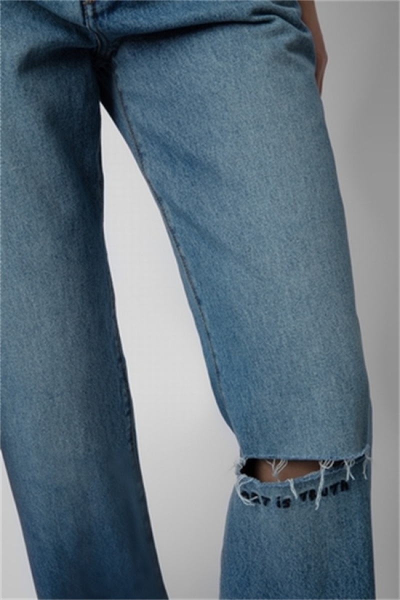 Zadig & Voltaire Evy Jeans Azules | ZV-256208