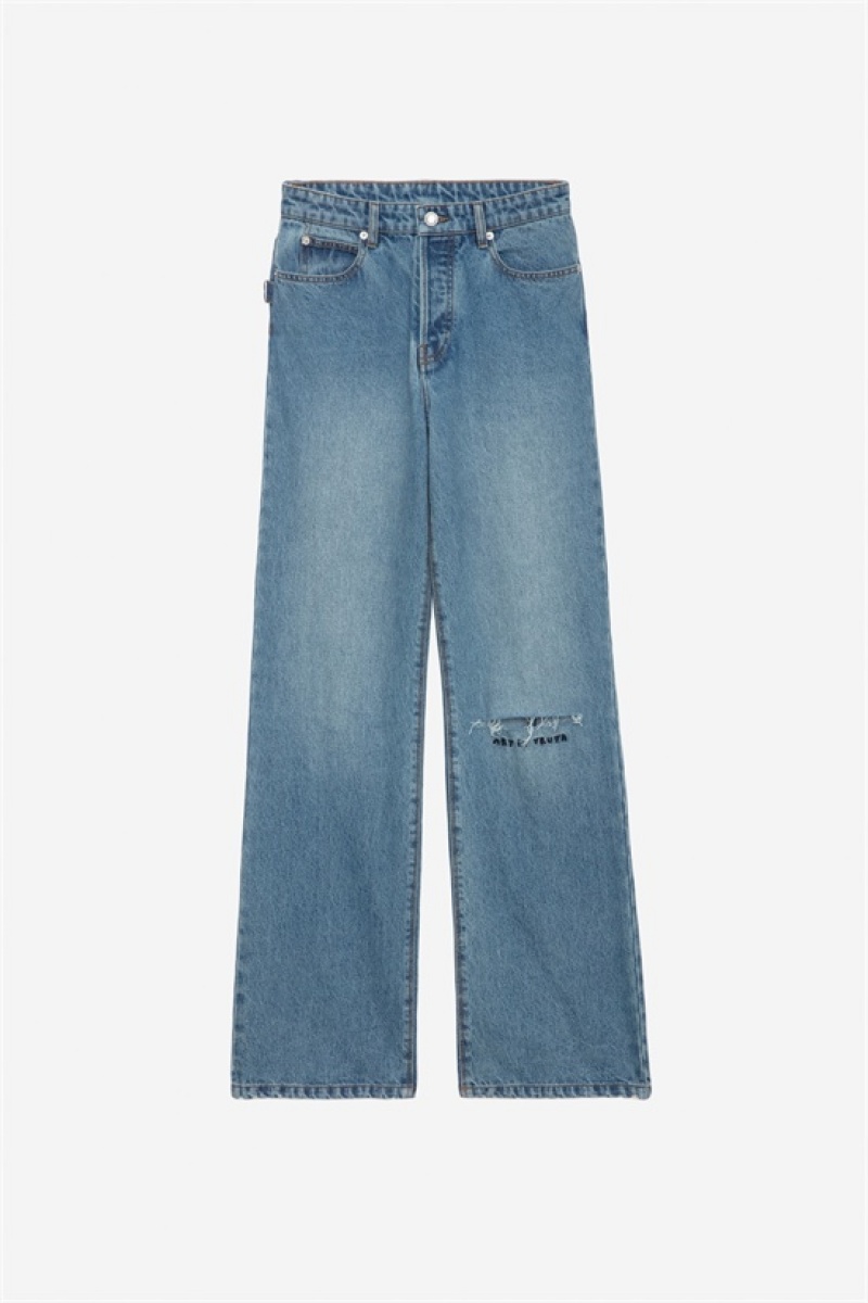 Zadig & Voltaire Evy Jeans Azules | ZV-256208