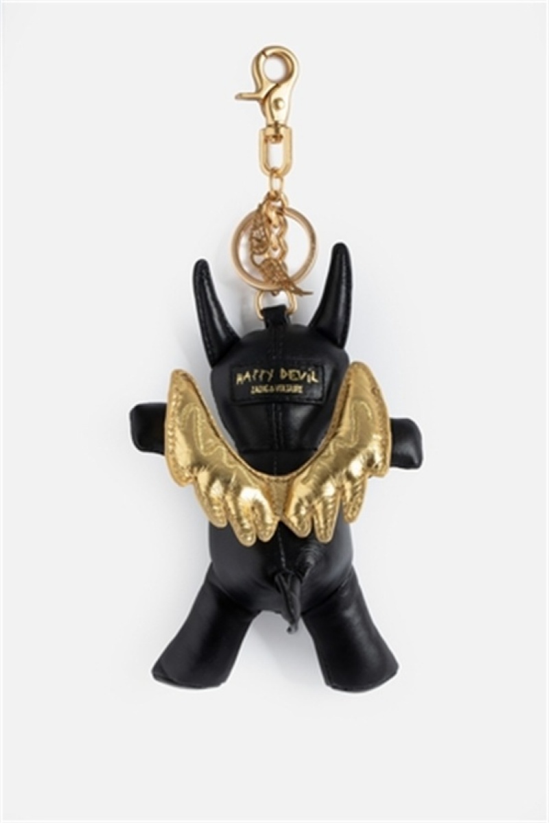 Zadig & Voltaire Happy Devil Key Ring Negras | ZV-255796