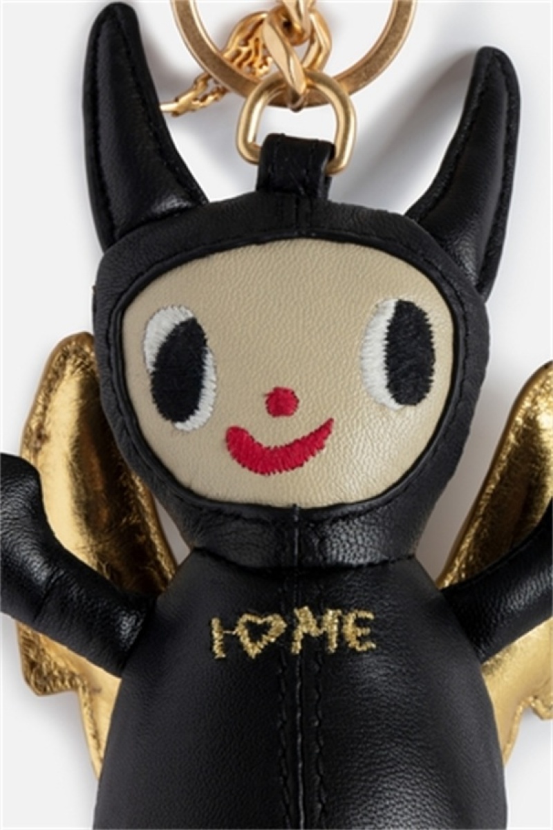 Zadig & Voltaire Happy Devil Key Ring Negras | ZV-255796