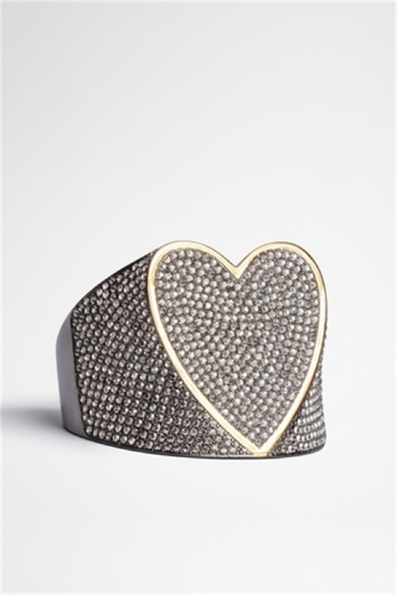 Zadig & Voltaire Idol Strass Bracelet Negras | ZV-255892