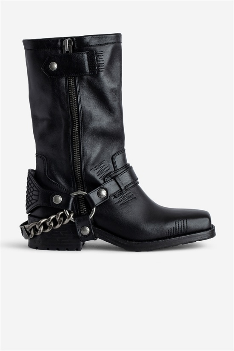 Zadig & Voltaire Igata Boots Negras | ZV-255772